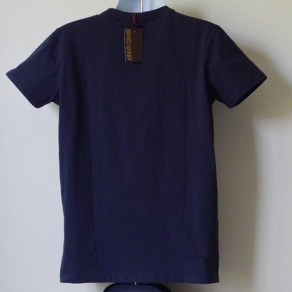 ROBERTO CAVALLI SIGNATURE MULTICOLOR LOGO T Shirt - Picture 4 of 4